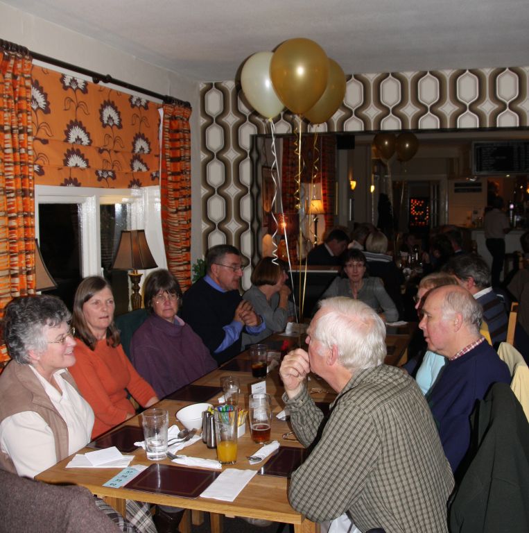 Photographs taken during the Autumn Supper in the White Lion in October 2008